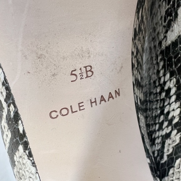Cole Haan Glenda Snake Embossed Boots 5.5 - Picture 12 of 15